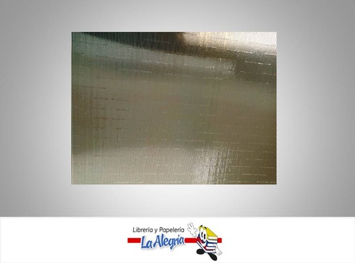 [CORRUM022] CARTON CORRUGADO METALICO 50X70 CM DORADO UND MARCA S/M