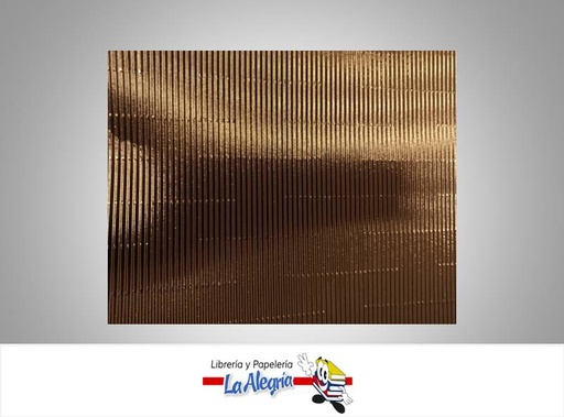 [CORRUM033] CARTON CORRUGADO METALICO 50X70 CM MARRON U MARCA S/M