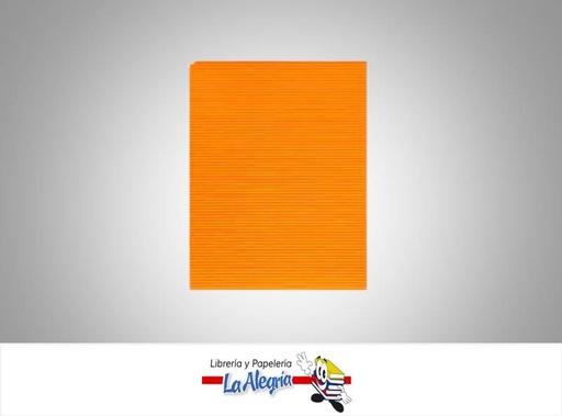[CORRUNEON2] CARTON CORRUGADO NEON 50X70CM NARANJA UN MARCA S/M   