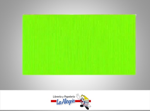 [CORRUNEON4] CARTON CORRUGADO NEON 50X70CM VERDE UND MARCA S/M   