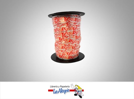 [CP0004051] CINTA DECORADA 9MM ROJA/ CORAZON XMETRO MARCA S/M   