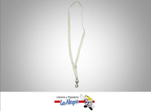 [CPCF029] CINTA PORTA CARNET FINA MARFIL UND MARCA S/M   
