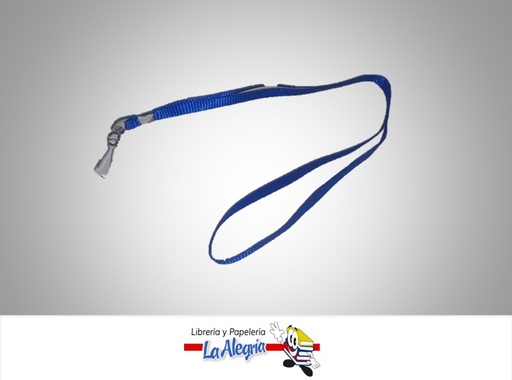 [CPCG001] CINTA PORTA CARNET GRUESA AZUL UND MARCA POINTER TCP-N23FBU