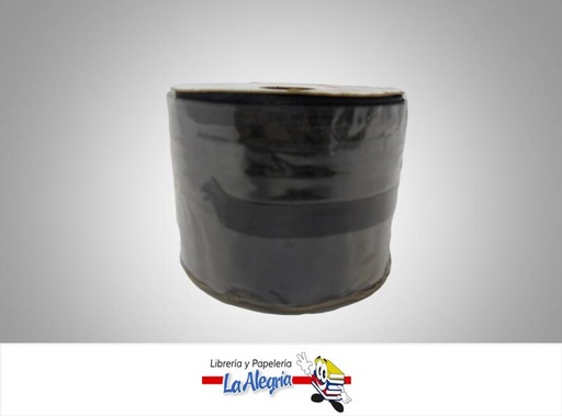 [CR09MM046] CINTA RASO 09MM NEGRO X METRO MARCA S/M