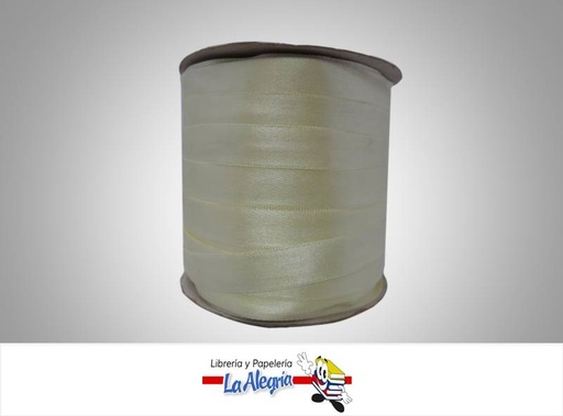 [CR12MM004] CINTA RASO 12MM AMARILLO CLARO XMETRO MARCA S/M   