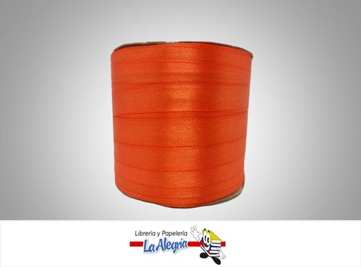 [CR12MM055] CINTA RASO 12MM ROJO LADRILLO XMETRO MARCA S/M   