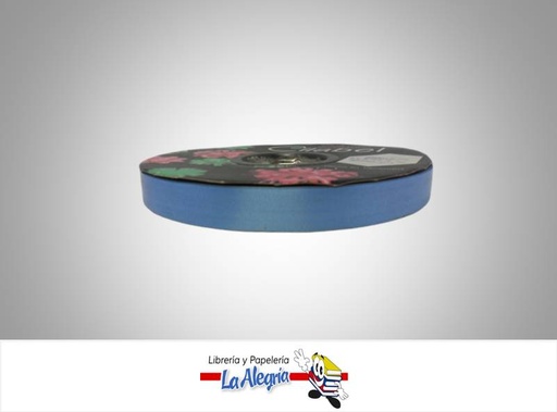 [CR1592009] CINTA DE REGALO 15MM AZUL CLARO XMETRO MARCA GIFT RIBBON   