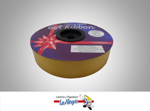 [CR3092006] CINTA DE REGALO 3OMM ARENA X METRO MARCA GIFT RIBBON