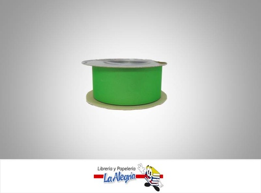 [CR30MM066] CINTA DE REGALO 35MM VERDEXMETRO MARCA BOLIS   