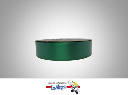 [CR30MM075] CINTA DE REGALO 35MM VERDE NAVIDAD XMT MARCA BOLIS   