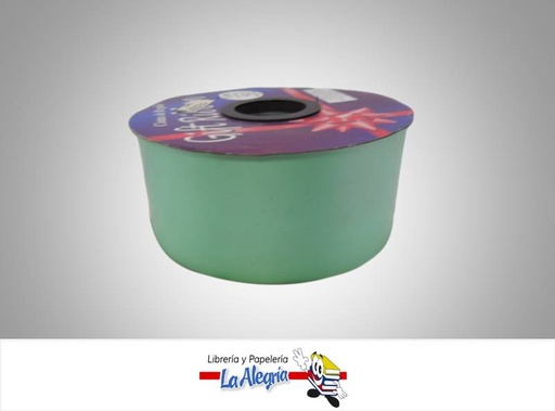 [CR6092001] CINTA DE REGALO 60MM AGUAMARINA XMT MARCA GIFT RIBBON   