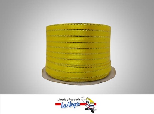 [CRB05MM002] CINTA RASO B/D 05MM AMARILLO XMETRO MARCA S/M   