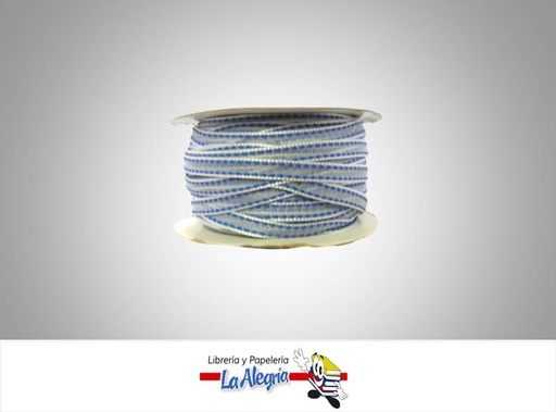 [CRB06MM010] CINTA ORGANZA 06MM AZUL INTENSO XMETRO MARCA S/M   