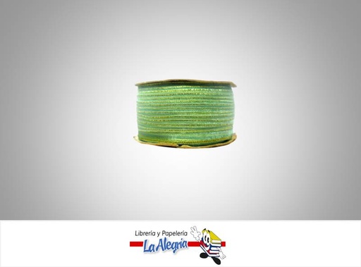 [CRB07MM001] CINTA ORGANZA B/D 07MM AGUAMARINA XMETRO MARCA S/M   