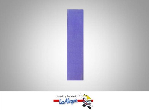 [CREPE041] PAPEL CREPE 50X200CM MORADO CLARO UND MARCA S/M