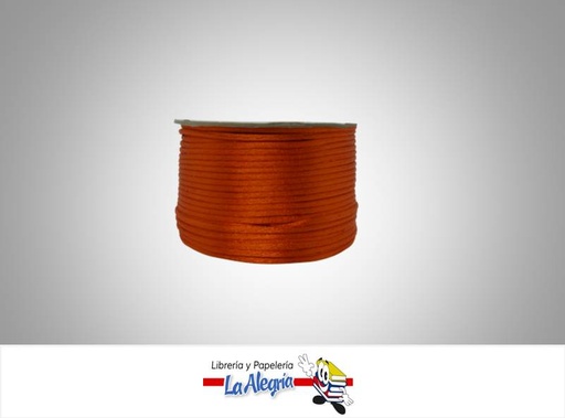 [CRR03MM042] CINTA RABO DE RATON 03MM NARANJA XMETRO MARCA S/M   