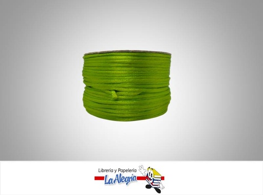 [CRR03MM076] CINTA RABO DE RATON 03MM VERDE NEON XMT MARCA S/M   