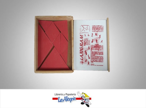[DK119] JUEGO TANGRAM MADERA MARCA DESARROLLOS KIKIRIKI   
