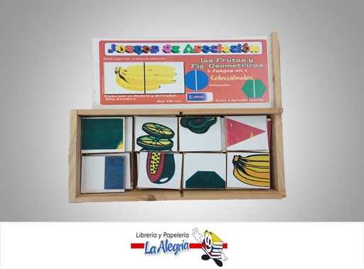 [DK151] JUEGO ASOCIACIACION FRUTAS/FIG GEO MADER MARCA DESARROLLOS KIKIRIKI   
