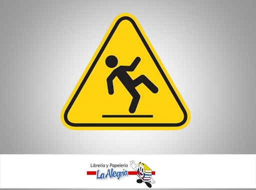 [ETB05] AVISO RIESGO DE CAIDA 19,5X25 CM AMARILL MARCA ETINCA   