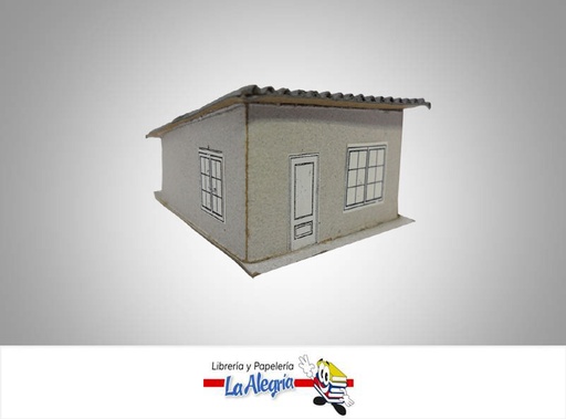 [F3] CASA P/MAQUETA 1 PISO ESC 1:125 UND MARCA S/M   