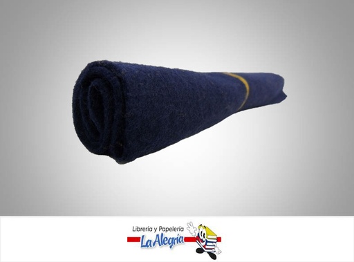 [FCM005] FIELTRO 1/4M AZUL OSCURO UND MARCA S/M   