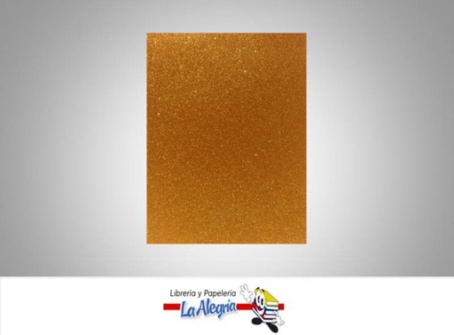 [FEC0010] FOAMI ESCARCHADO CARTA OCRE UND MARCA S/M   