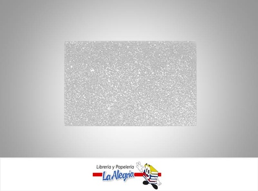 [FEC0100] FOAMI ESCARCHADO CARTA BLANCO MARCA S/M   