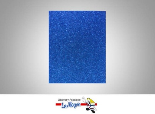 [FEC023] FOAMI ESCARCHADO CARTA AZUL REY UND MARCA S/M   