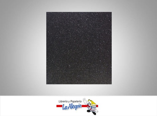 [FEDC011] FOAMI ESCARCHADO DOBLE CARTA NEGRO MARCA S/M   