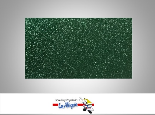 [FEDC017] FOAMI ESCARCHADO DOBLE CARTA VERDE OSCURO MARCA S/M