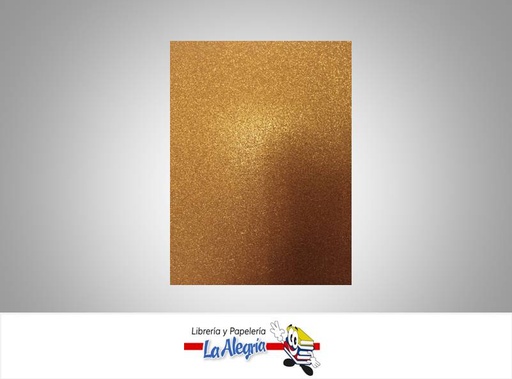 [FEDC022] FOAMI ESCARCHADO DOBLE CARTA DORADO UND MARCA S/M   