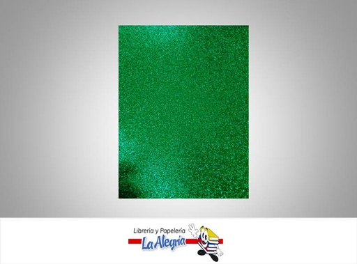 [FEDC075] FOAMI ESCARCHADO DOBLE CARTA CARTA VERD NAVIDAD UND MARCA S/M