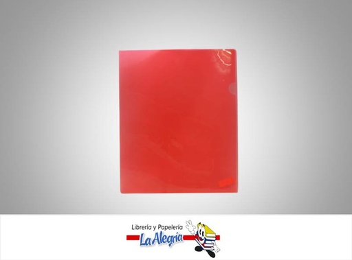 [FPITC025] FUNDA PLASTICACARTA ROJO MARCA S/M   