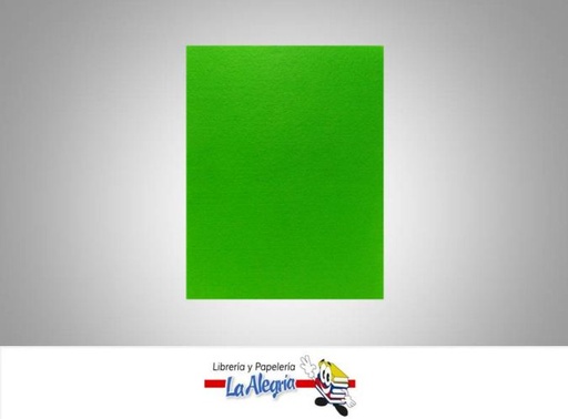 [FPL022] FIELTRO PLANCHADO CARTA VERDE MANZANA UND MARCA S/M