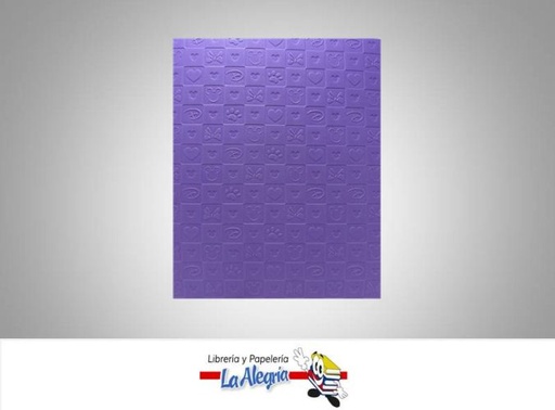 [FTI070] FOAMI TEX INFANTIL CARTA MORADO UND MARCA S/M   