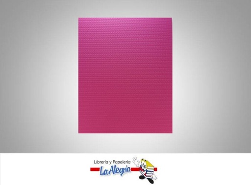 [FTT066] FOAMI TEX TRENZADO CARTA FUCSIA UND MARCA S/M   