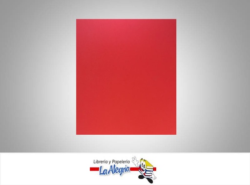 [FUDC024] FOAMI UNICOLOR DOBLE CARTA ROJO UND MARCA S/M