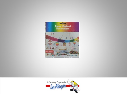 [GIRNALDA1] ADORNO PARA FIESTA GIRNALDA 3M SEDA MARCA S/M