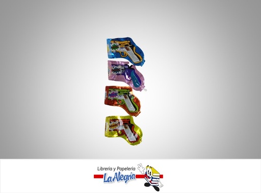 [GLC023] GLOBO PISTOLA CONFETI UND MARCA S/M