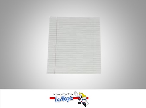 [H00009] HOJA DE EXAMEN POR UNIDAD MARCA LA ALEGRIA    DFBDF