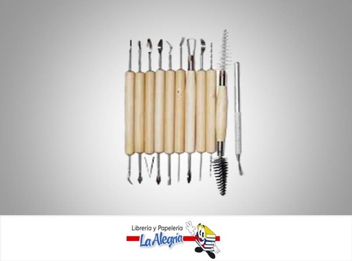 [6924309070363] HERRAMIENTAS PARA CERAMISTA 11PZ MARCA O.K.