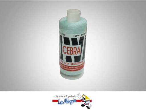 [HILO1072] HILO PARA COSER 400 YAD VERDE AGUA MARCA CEBRA   