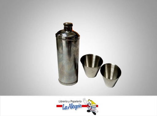 [LIC02] LICORERA EN ACERO REDONDA 16,5 CM UND    