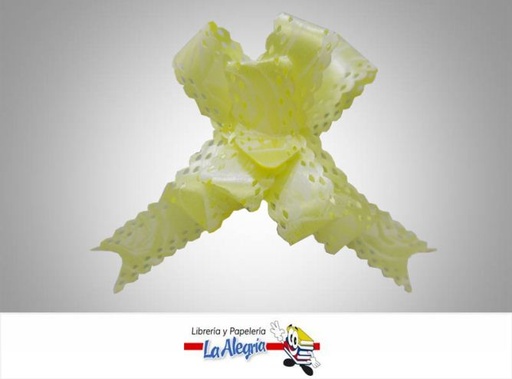 [LMG0012004] LAZO MAGICO 12X250MM AMARILL CL/ROSA UND MARCA S/M   