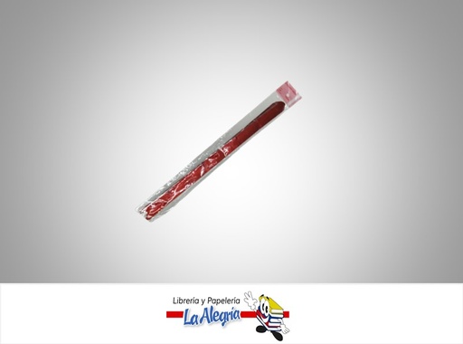 [LMG0027051] LAZO MAGICO ESCARCHADO 18X390MM ROJO UND MARCA S/M