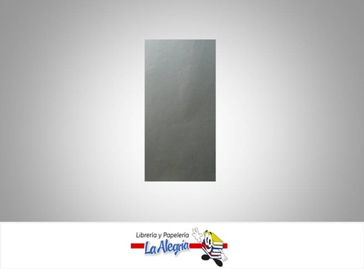 [LUSTRILLO019] PAPEL LUSTRILLO 66X48 CM PLATEADO UND 90GR MARCA S/M   