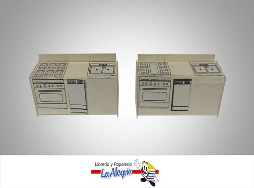 [M18] COCINA P/MAQUETA ESC 1:50 UND MARCA S/M   
