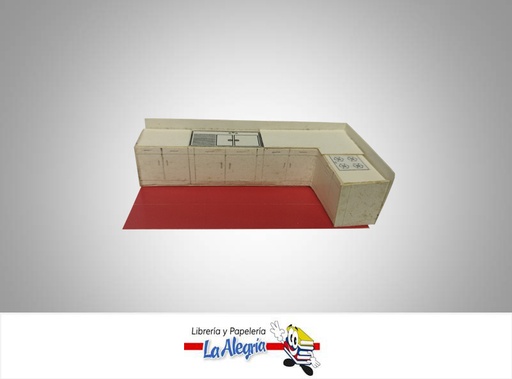 [M21] COCINA EN L P/MAQUETA ESC 1:50 UND MARCA S/M   