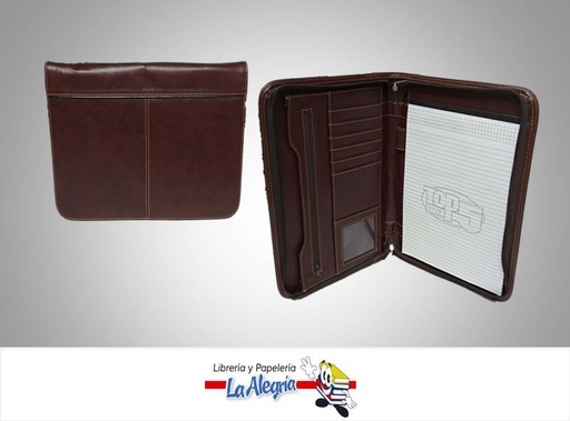 [MQ109] CARPETA EJECUTIVA CARTA MARRON UND MARCA TOP FIVE   